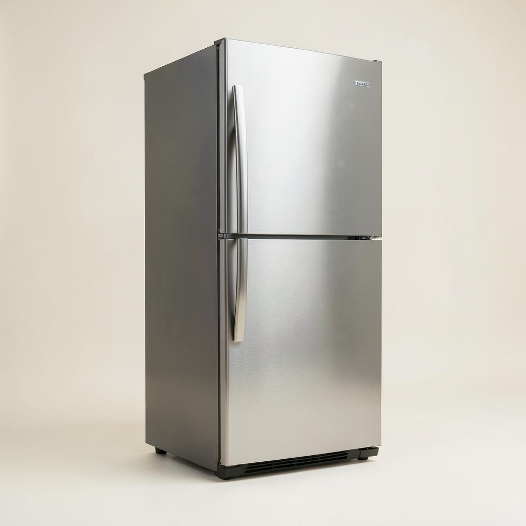 Geladeira de duas portas em inox atendida pela KingTec